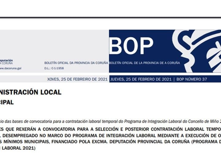 CONTRATACIÓN DE PERSONAL PARA EL SERVICIO DE MANTENIMIENTO