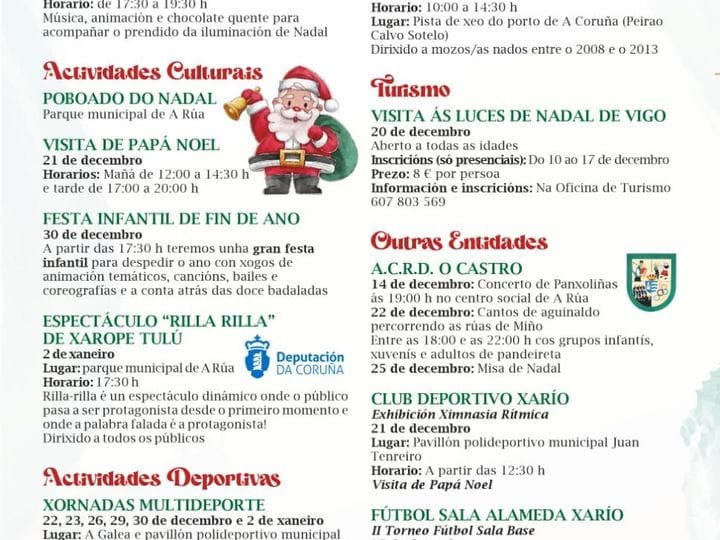 PROGRAMACIÓN DE NAVIDAD